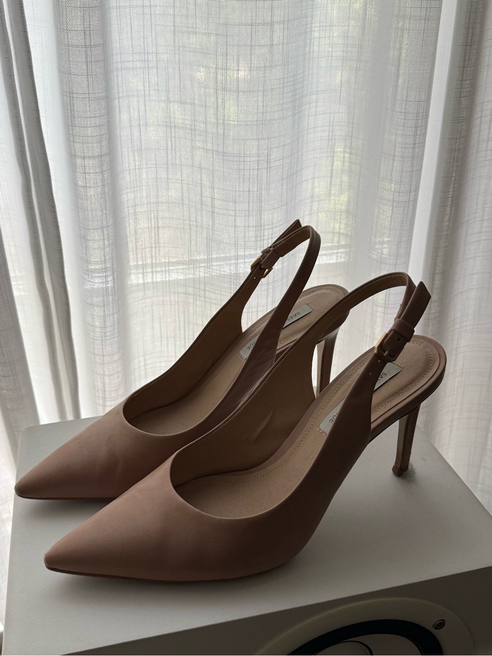 Nude Slingback Heels (worn 3 times)